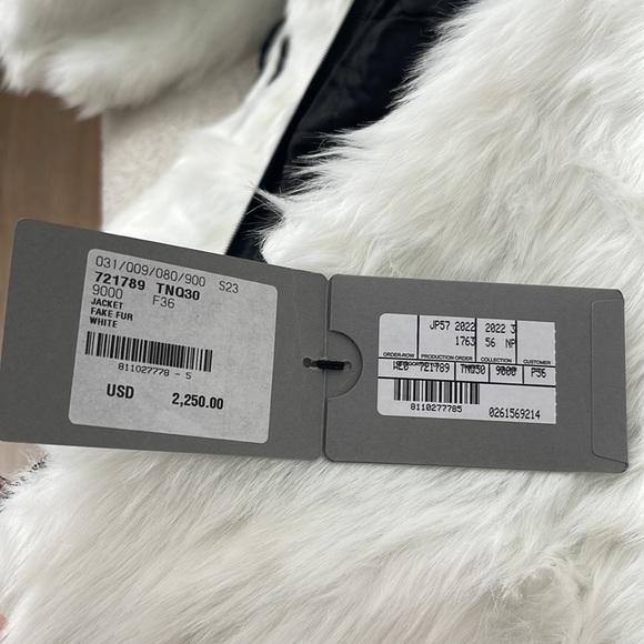 Balenciaga Faux Fur Jacket || Size 36 || BRAND NEW - Picture 6 of 7